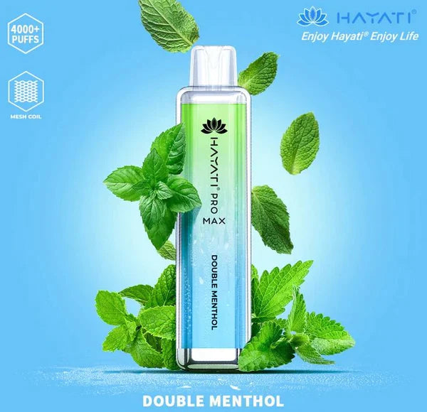 Hayati Pro Max 4000 Double Menthol Flavour