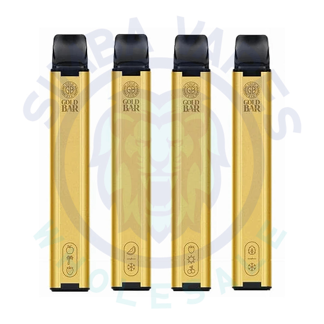 Gold Bar 600 Disposable Vape Puff Pod (Pack of 10)