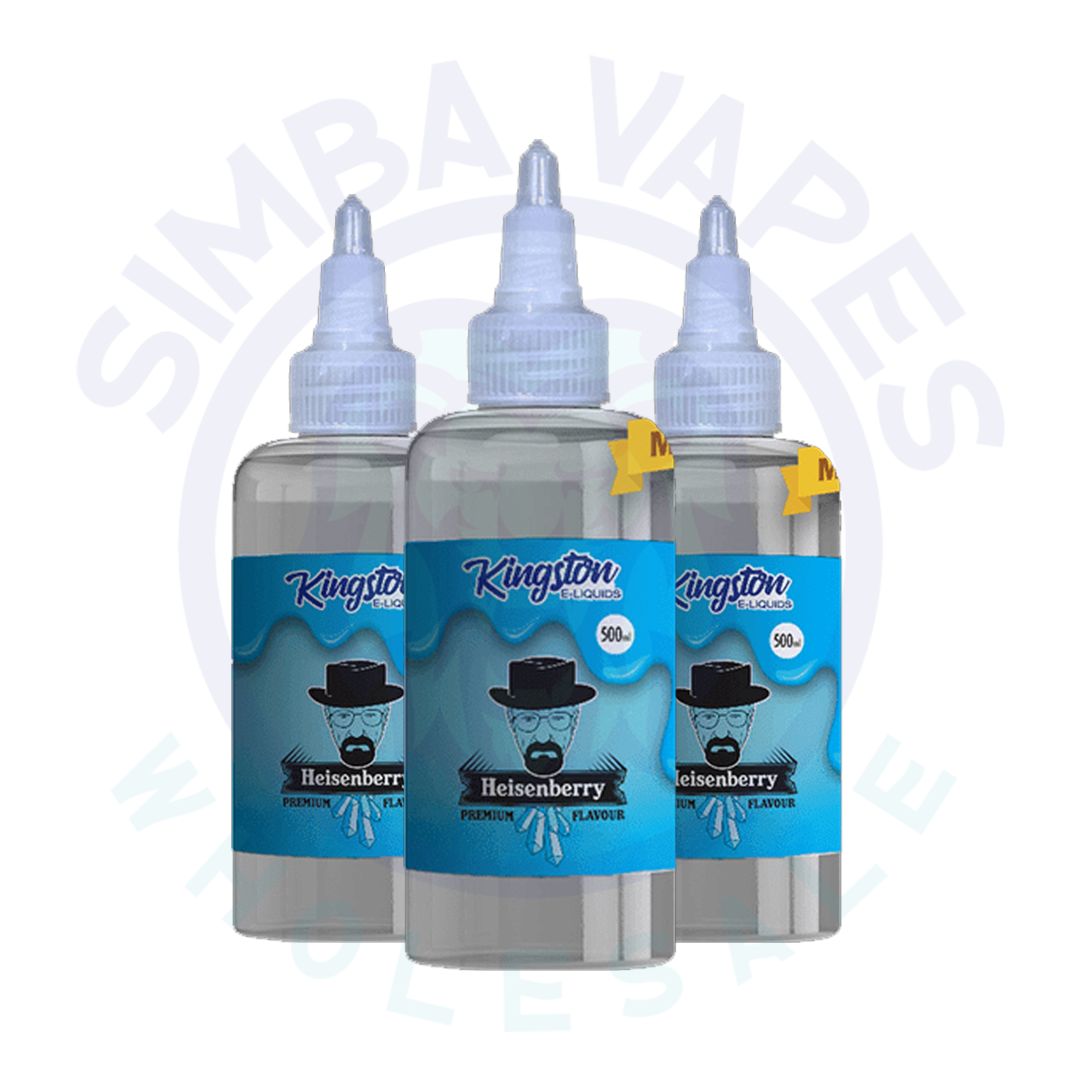 Kingston E-liquids Zingberry Range 500ml Shortfill (Pack Of 10)