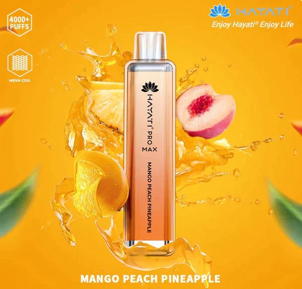 Hayati Pro Max 4000 Mango Peach Pineapple Flavour