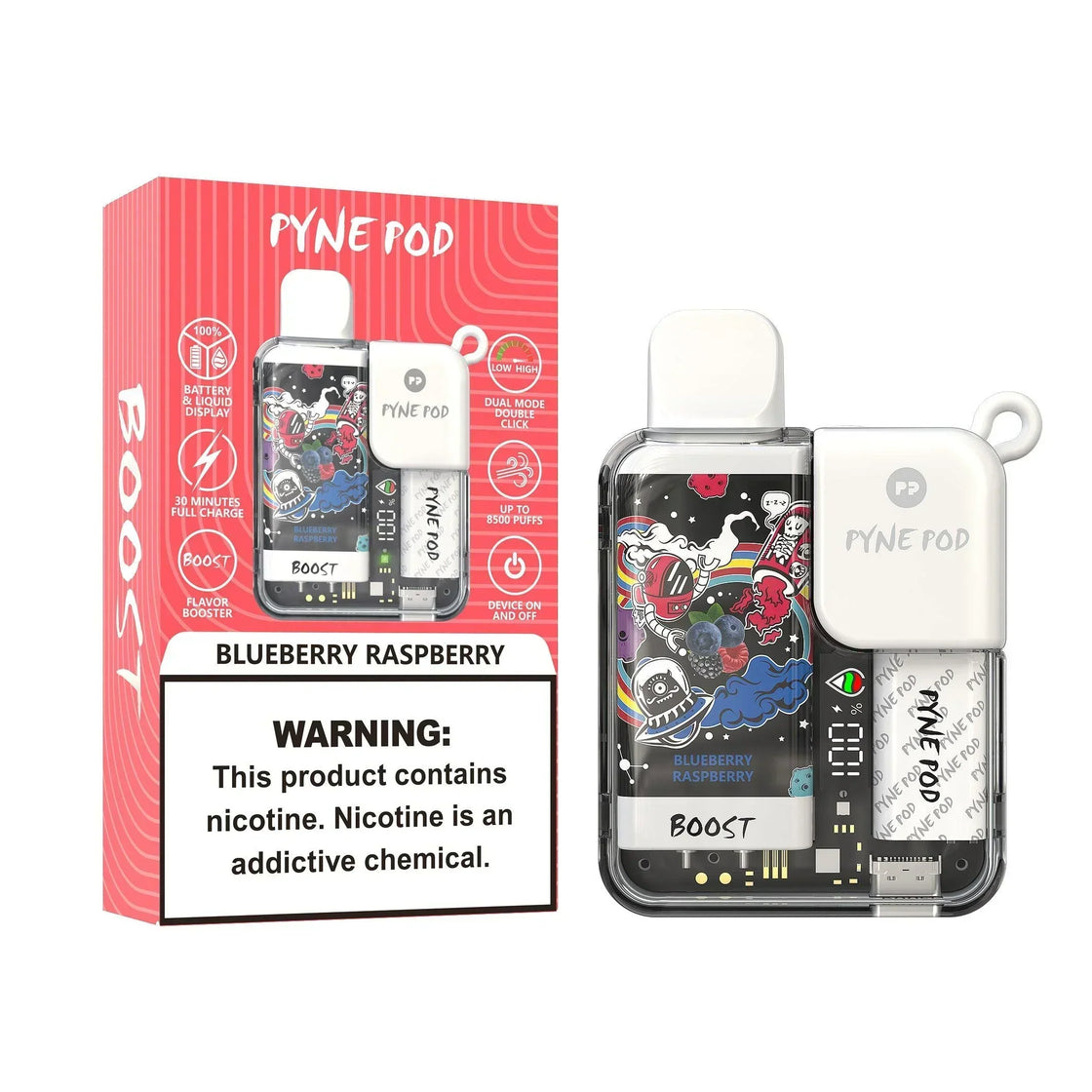 Pyne Pod Boost 8500 Puffs Disposable Vape (Box of 5)