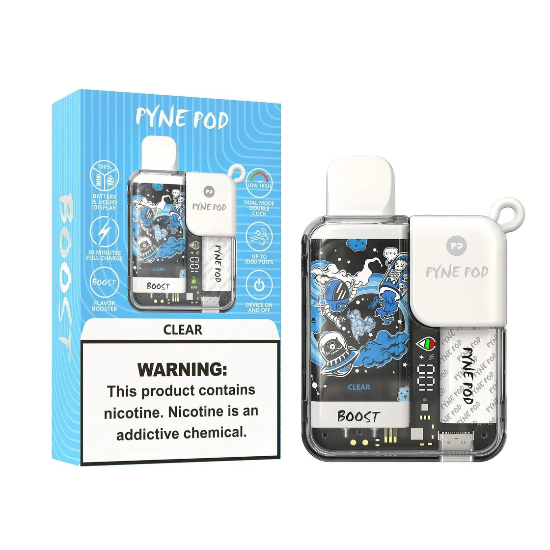 Pyne Pod Boost 8500 Puffs Disposable Vape (Box of 5)