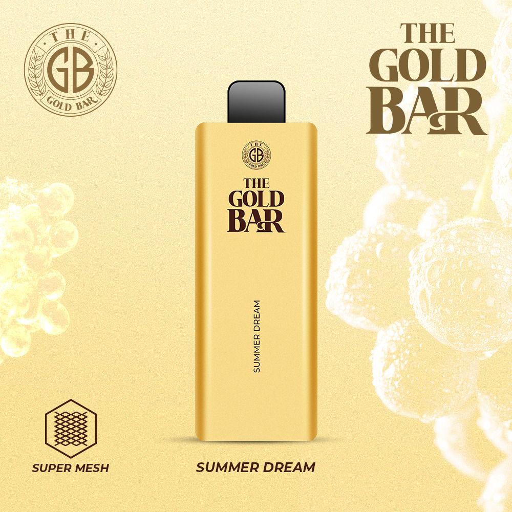 Gold Bar 4500 Disposable Vape Puff Bar Pod Box of 10 - #Simbavapeswholesale#