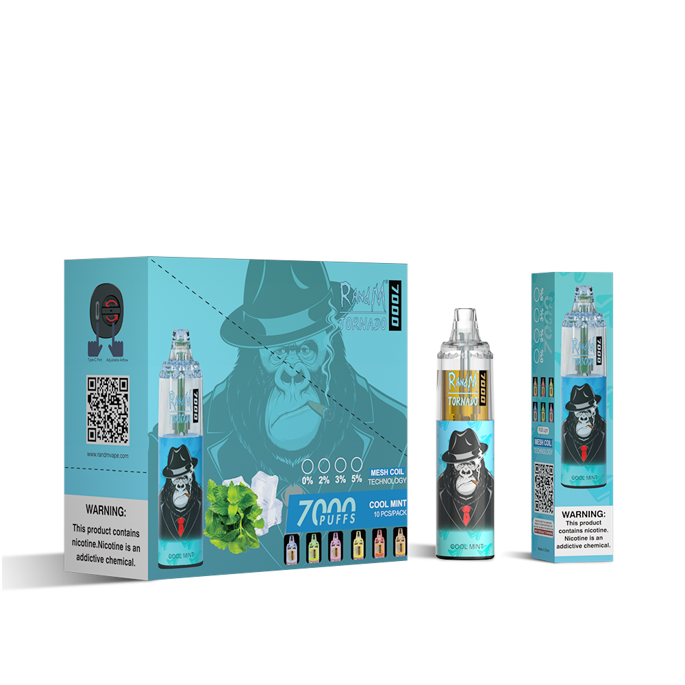 RAndM Tornado 7000 Puffs Disposable Vape (Boîte de 10)