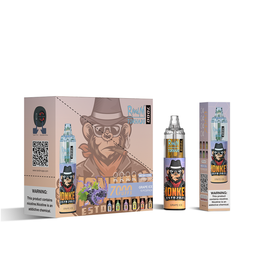 RAndM Tornado 7000 Puffs Disposable Vape (Boîte de 10)