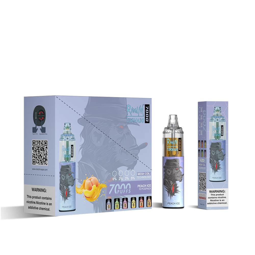 RAndM Tornado 7000 Puffs Disposable Vape (Boîte de 10)