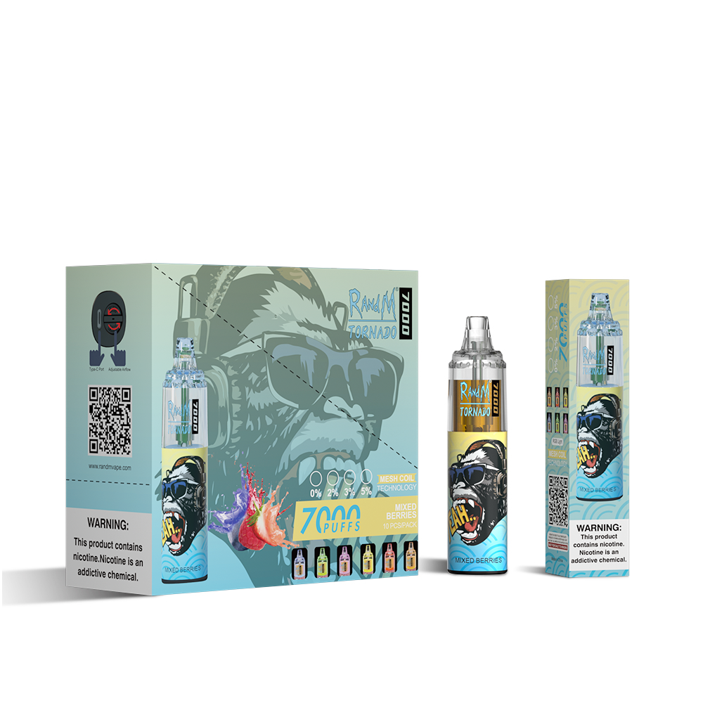 RAndM Tornado 7000 Puffs Disposable Vape (Boîte de 10)