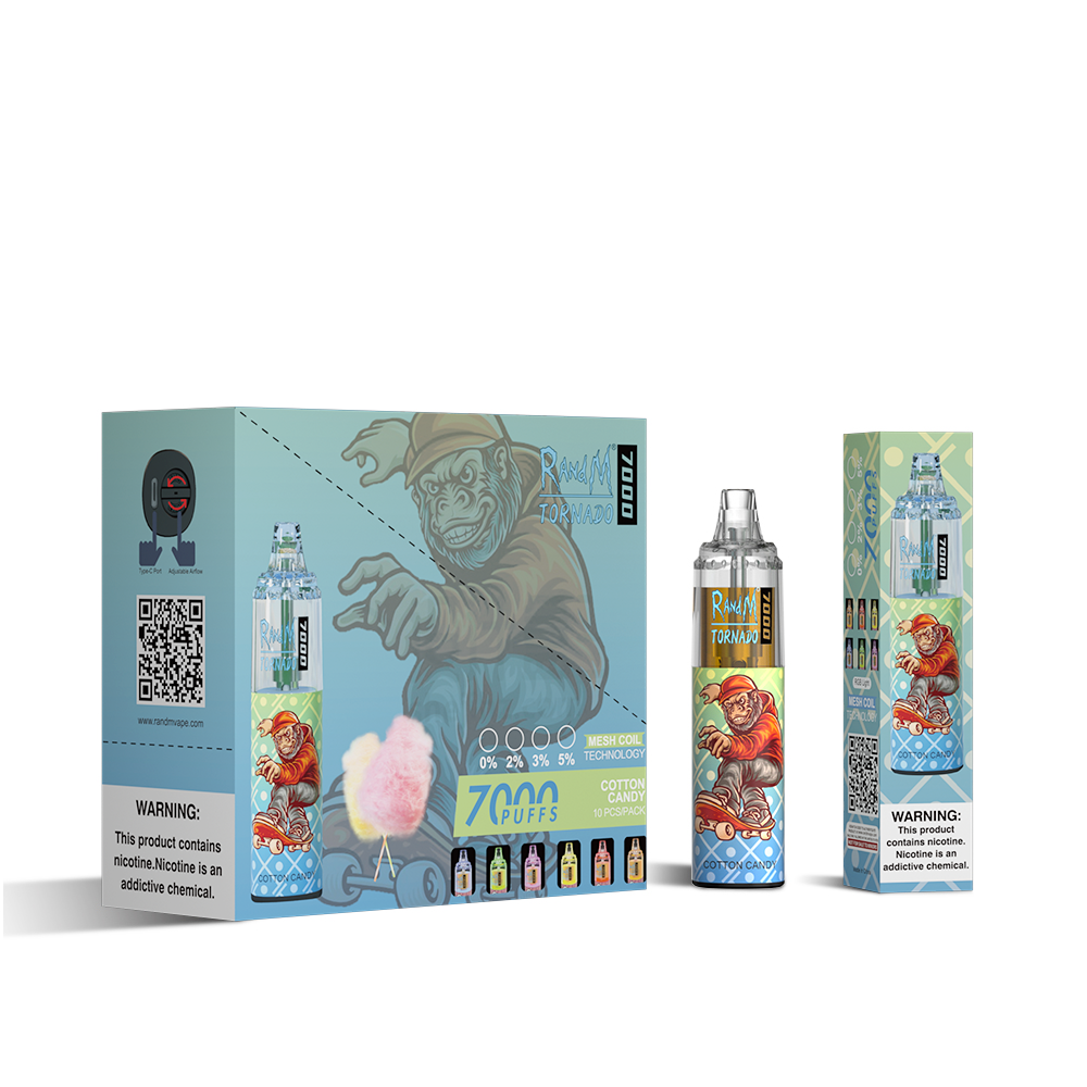 RAndM Tornado 7000 Puffs Disposable Vape (Boîte de 10)