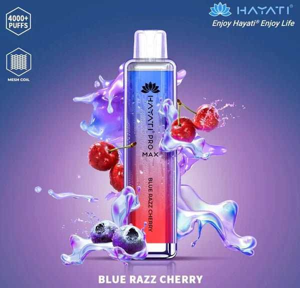 Hayati Crystal Pro Max 4000 Puffs (Boîte de 10)