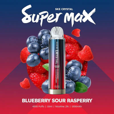 Ske Crystal Super Max 4500 Disposable Vape Pod (Boîte de 10)