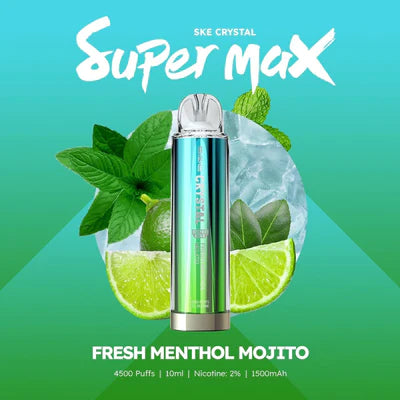 Ske Crystal Super Max 4500 Disposable Vape Pod (Boîte de 10)