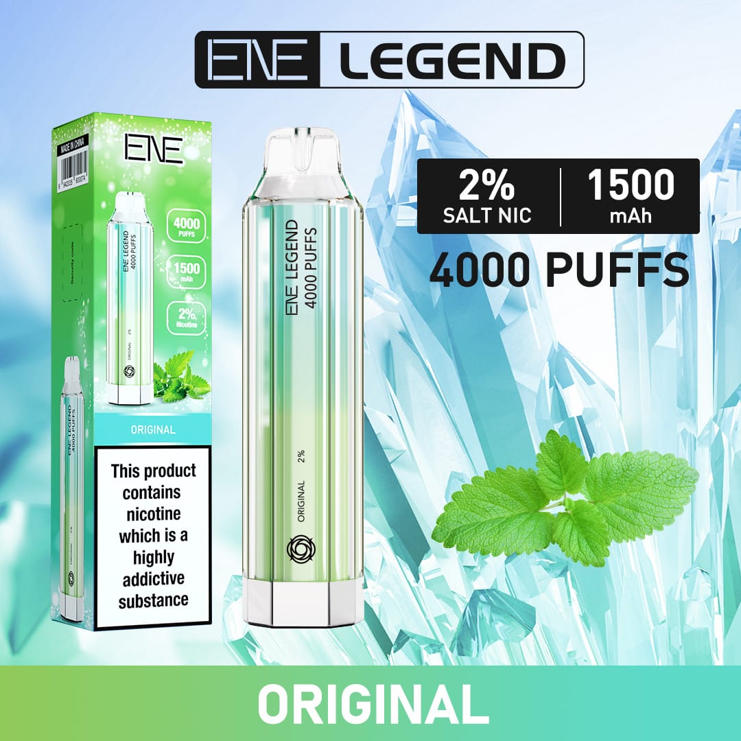 ENE Elux Legend 4000 Puffs Disposable Vape - (Boîte de 10)