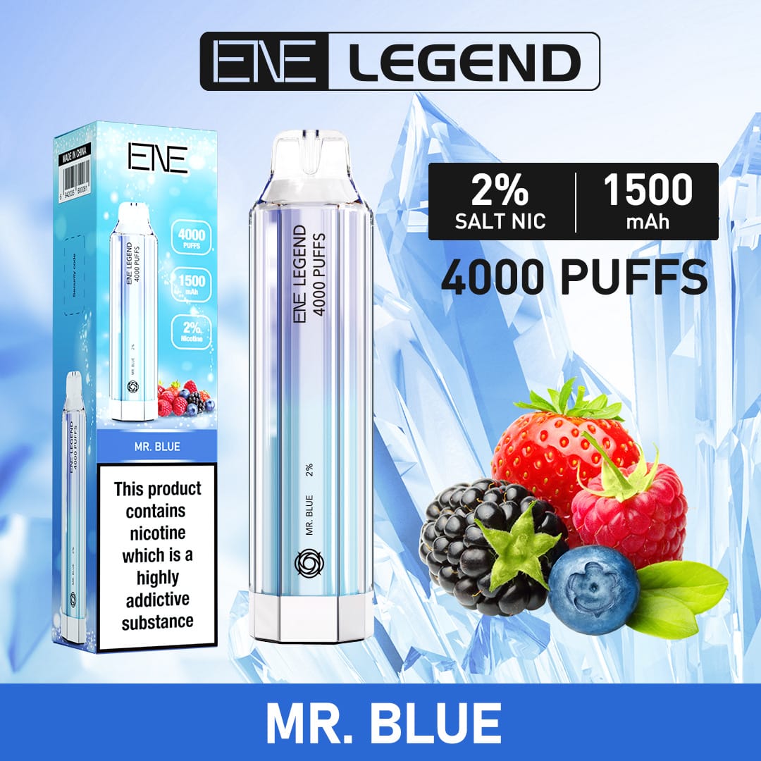 ENE Elux Legend 4000 Puffs Disposable Vape - (Boîte de 10)