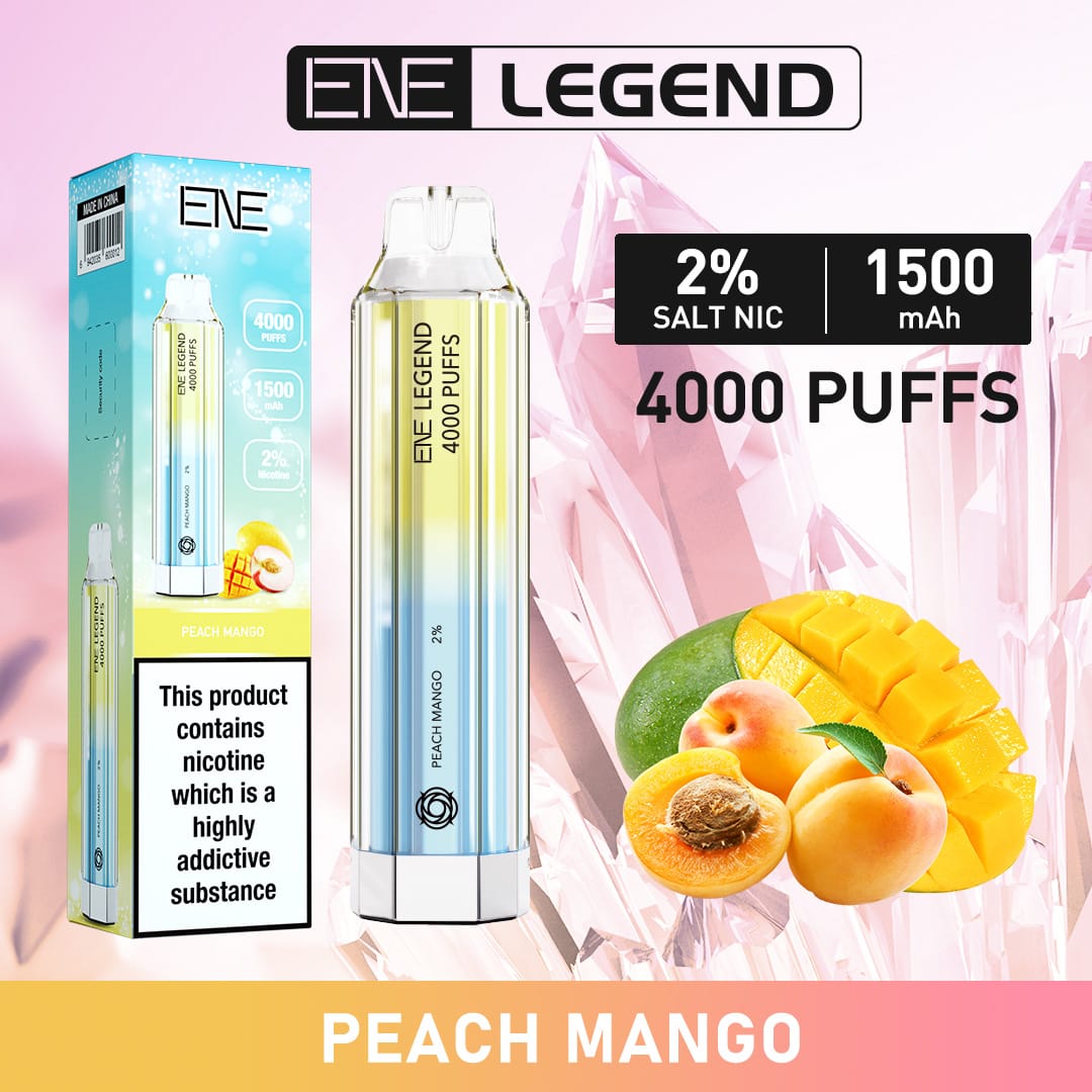 ENE Elux Legend 4000 Puffs Disposable Vape - (Boîte de 10)