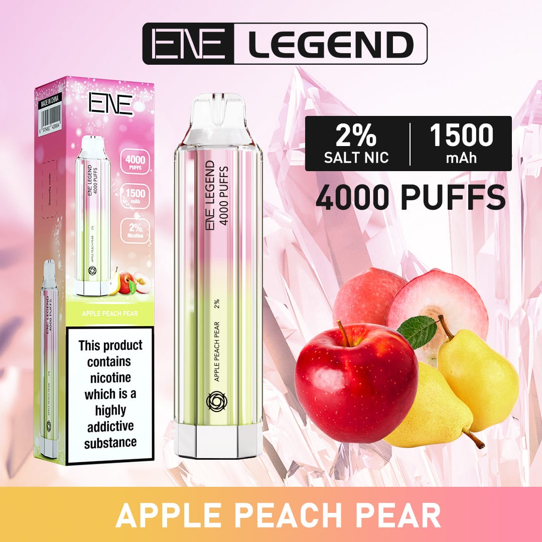 ENE Elux Legend 4000 Puffs Disposable Vape - (Boîte de 10)