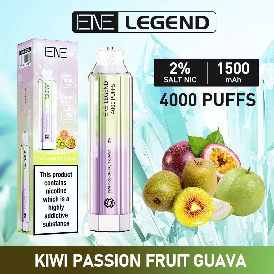 ENE Elux Legend 4000 Puffs Disposable Vape - (Boîte de 10)