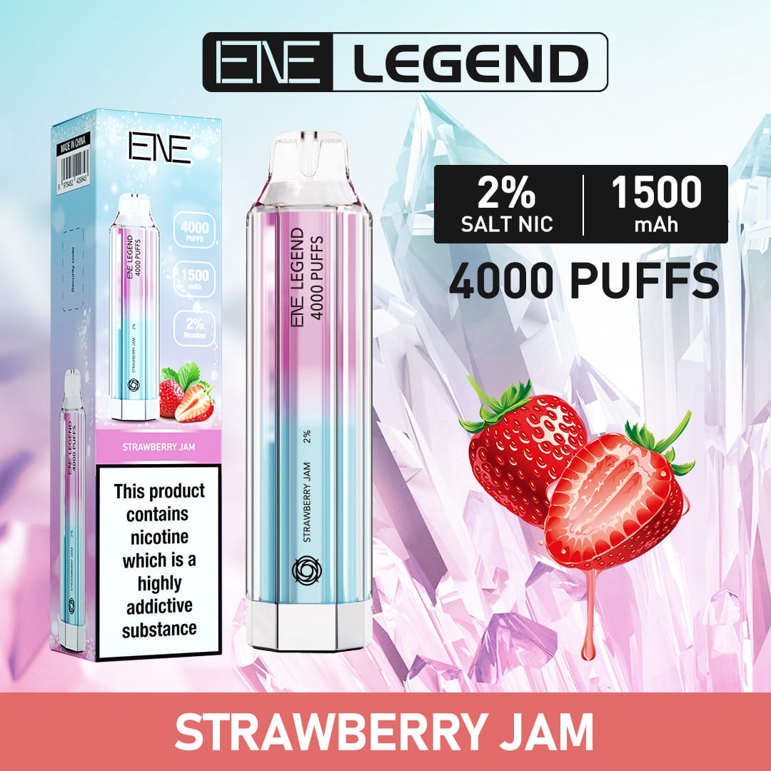 ENE Elux Legend 4000 Puffs Disposable Vape - (Boîte de 10)