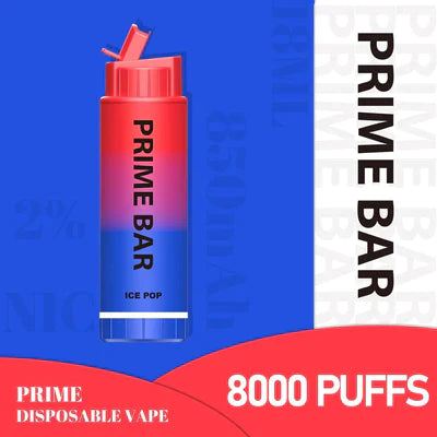 Prime Bar 8000 Disposable Vape Pod Device (Boîte de 10)