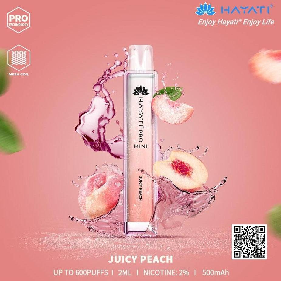 Hayati Pro Mini 600 Puffs (Pack of 10)