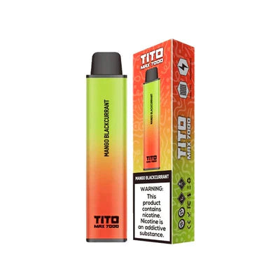 Tito Max 7000 Disposable Vape Pod Device Box of 10