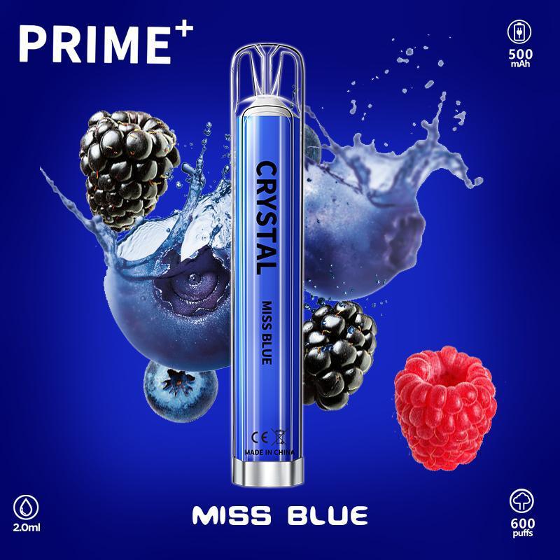 Crystal Prime Plus 600 Puffs (Boîte de 10)