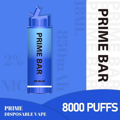 Prime Bar 8000 Disposable Vape Pod Device (Boîte de 10)