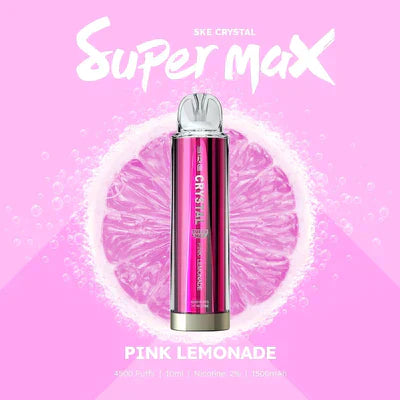 Ske Crystal Super Max 4500 Disposable Vape Pod (Boîte de 10)