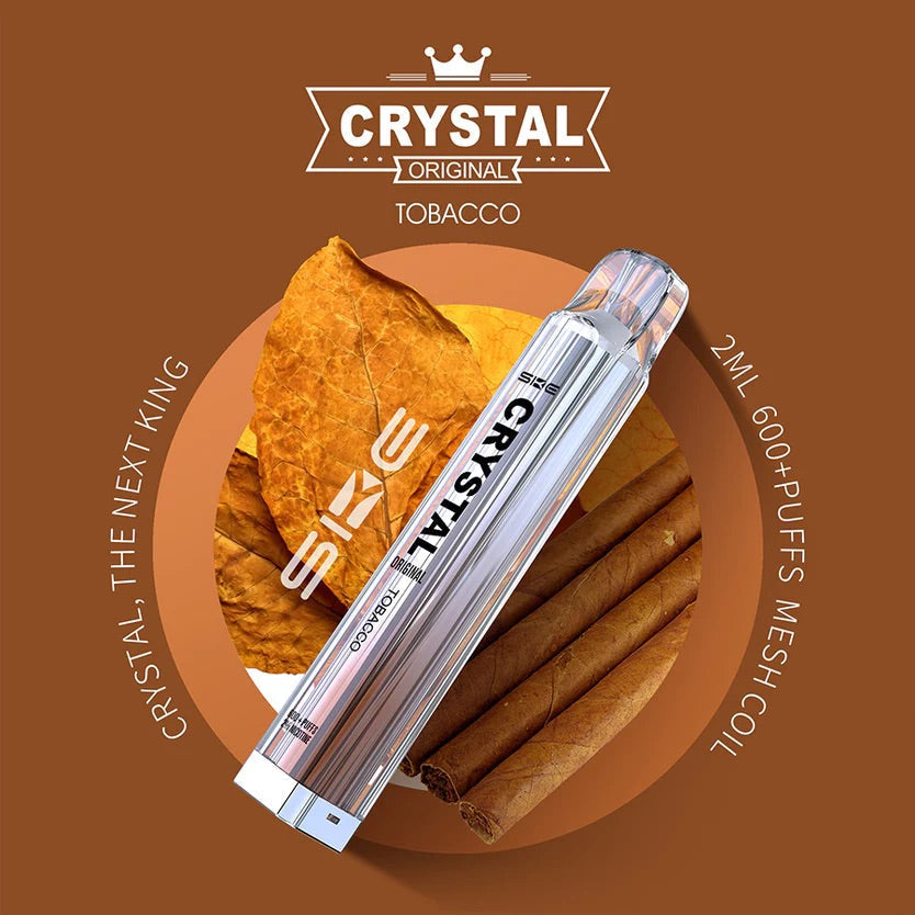 SKE Crystal Bar 600 Puffs Disposable Vape (Boîte de 10)