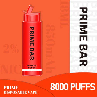 Prime Bar 8000 Disposable Vape Pod Device (Boîte de 10)