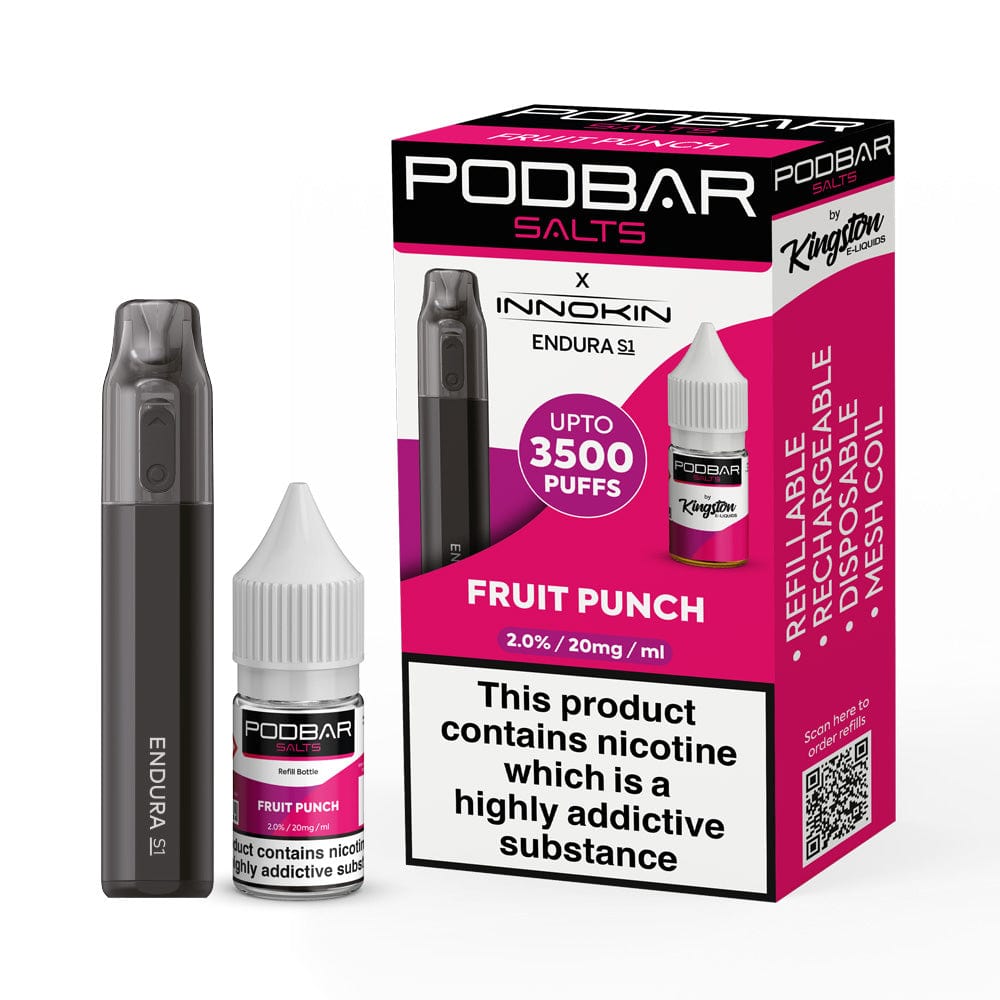 Podbar Salts + Innokin Endura S1 Pod Kit - Box of 5 - #Simbavapes#