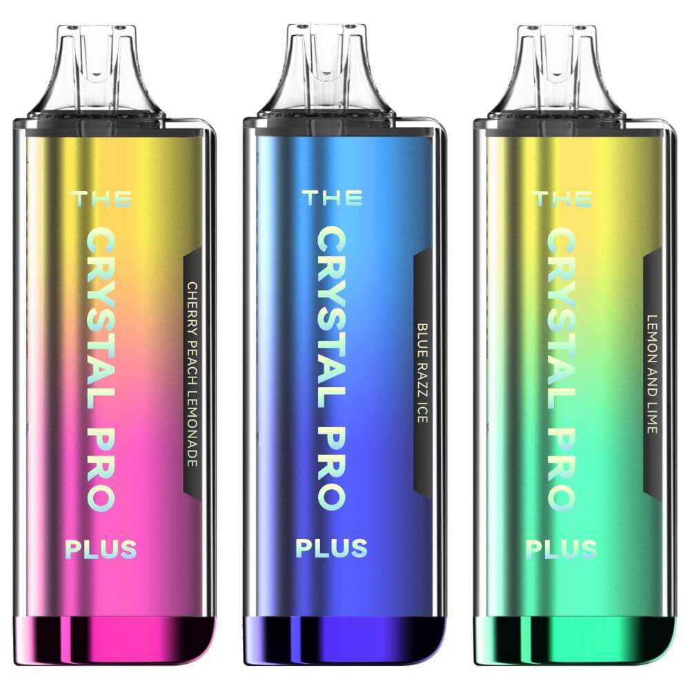 The Crystal Pro Plus 4000 Puffs Disposable Vape Pod Kit (Boîte de 10)