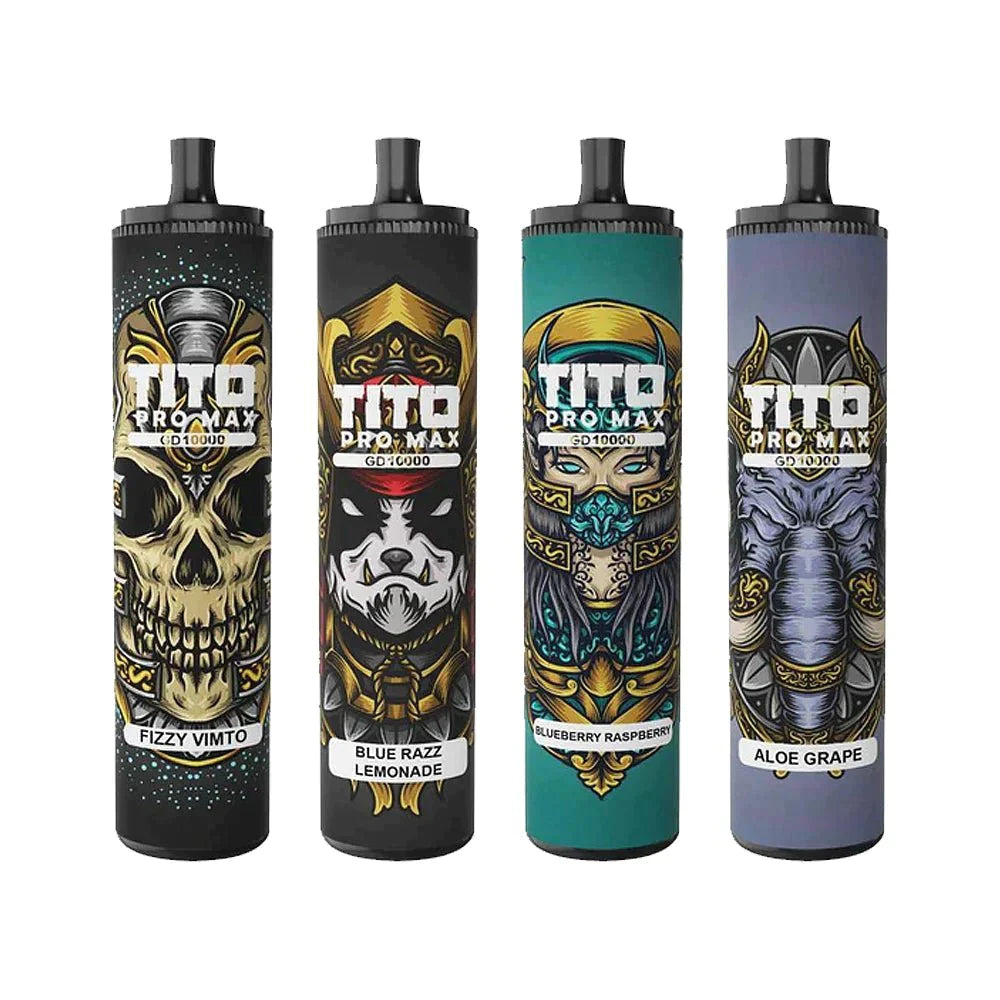 Tito Pro Max GD 10000 Disposable Vape Pod (Boîte de 10)